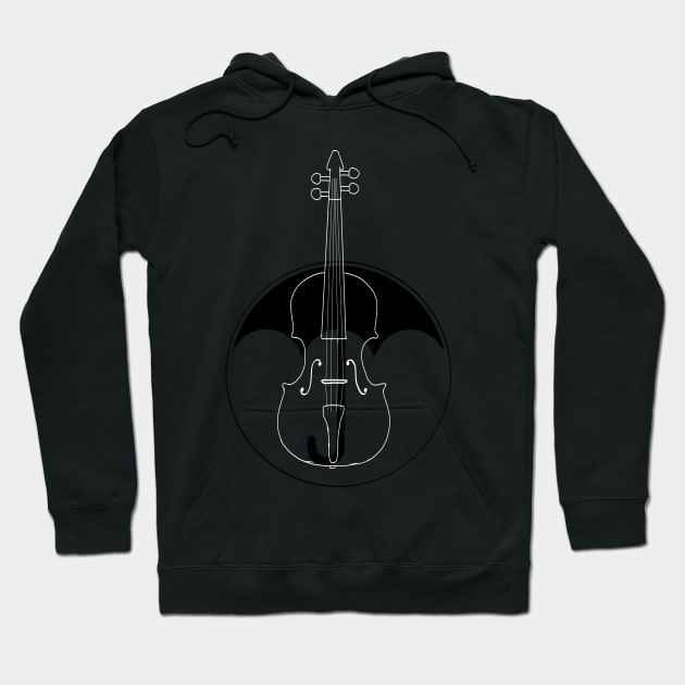 The Umbrella Academy - White Violin Hoodie by Commander In Keef